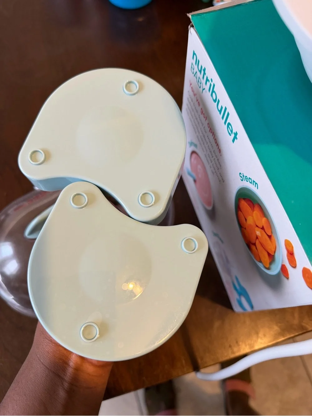 Nutribullet Baby Turbo Steamer - White with Mint Trays